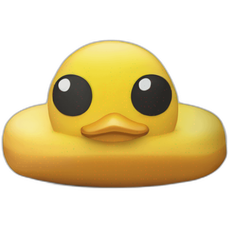 Coussin sur canard emoji