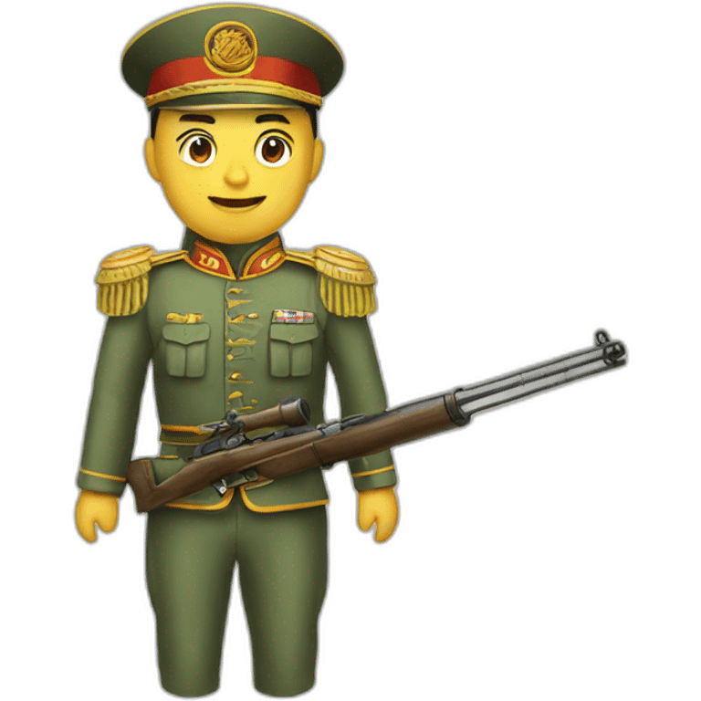 Chinois militaire emoji