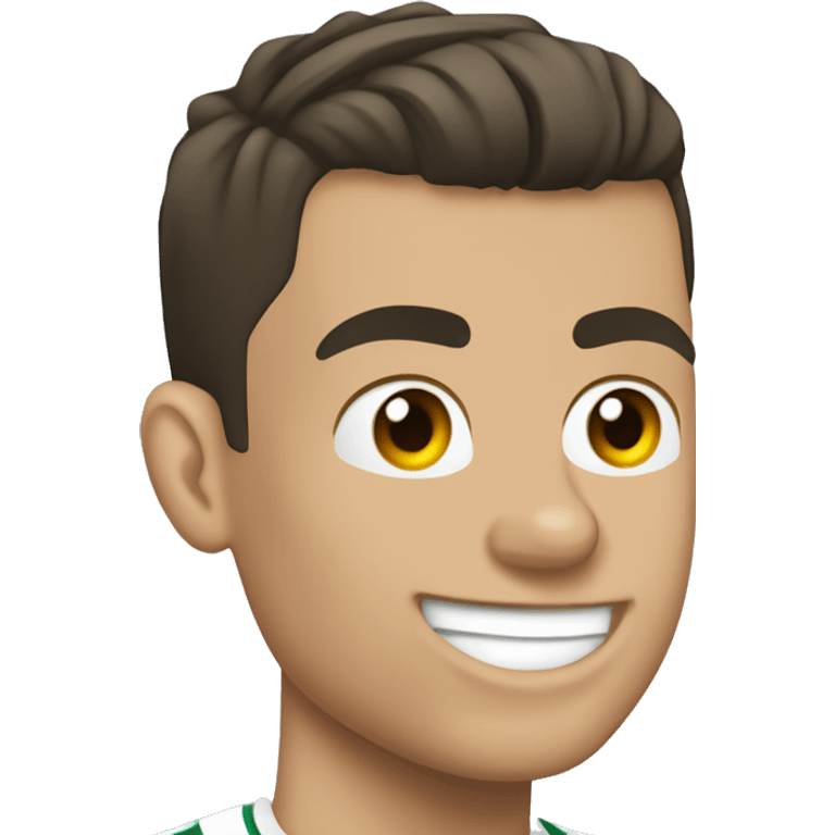 cristiano ronaldo haciendo una chilena emoji