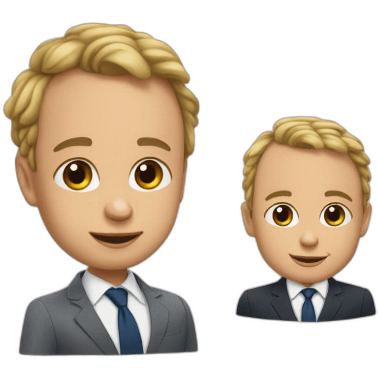 Un bébé qui ressemble à Macron  emoji