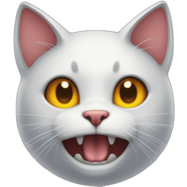 Demonic cat emoji