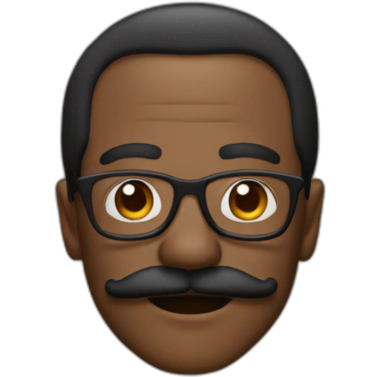 eddy murphy with mustache emoji