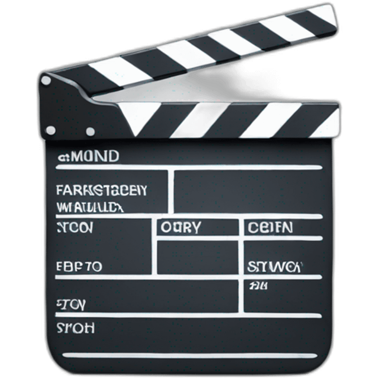 clapperboard emoji