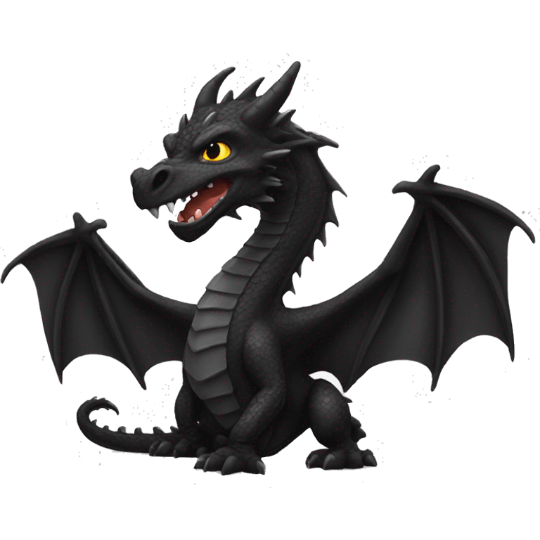 Black dragon emoji