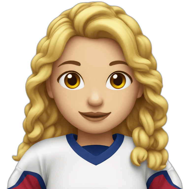 Hockey girl emoji