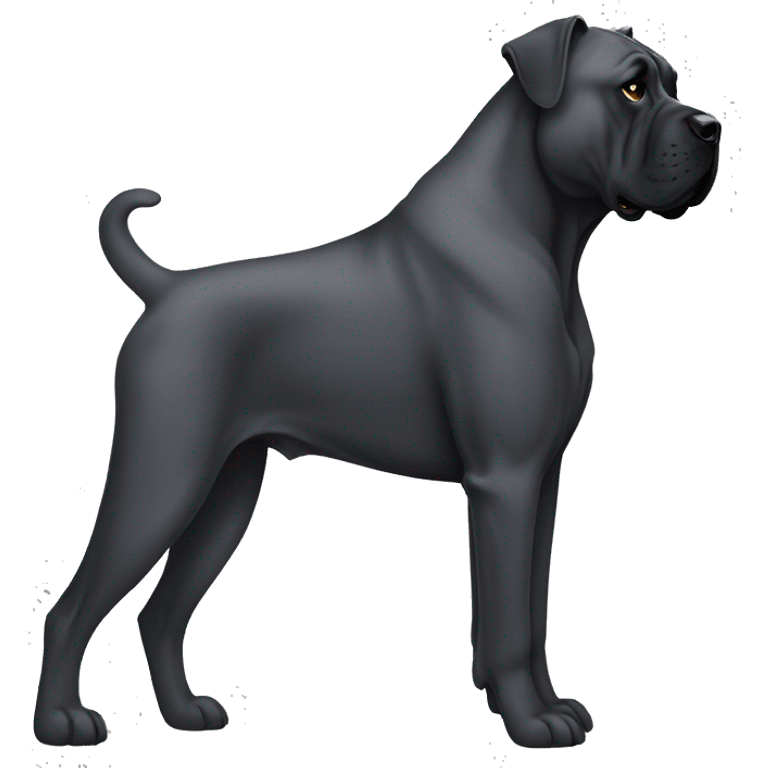 dog Cane Corso in profile emoji