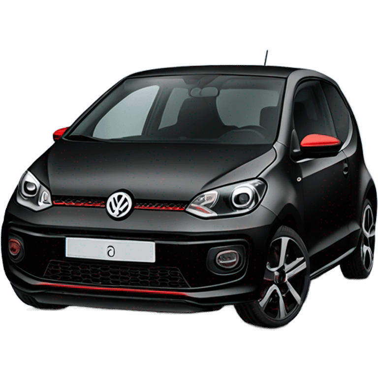 VW up GTI noire emoji