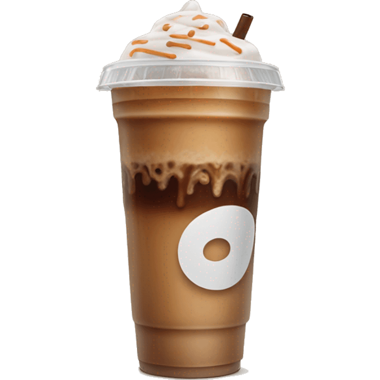 Dunkin’ Donuts iced coffee  emoji