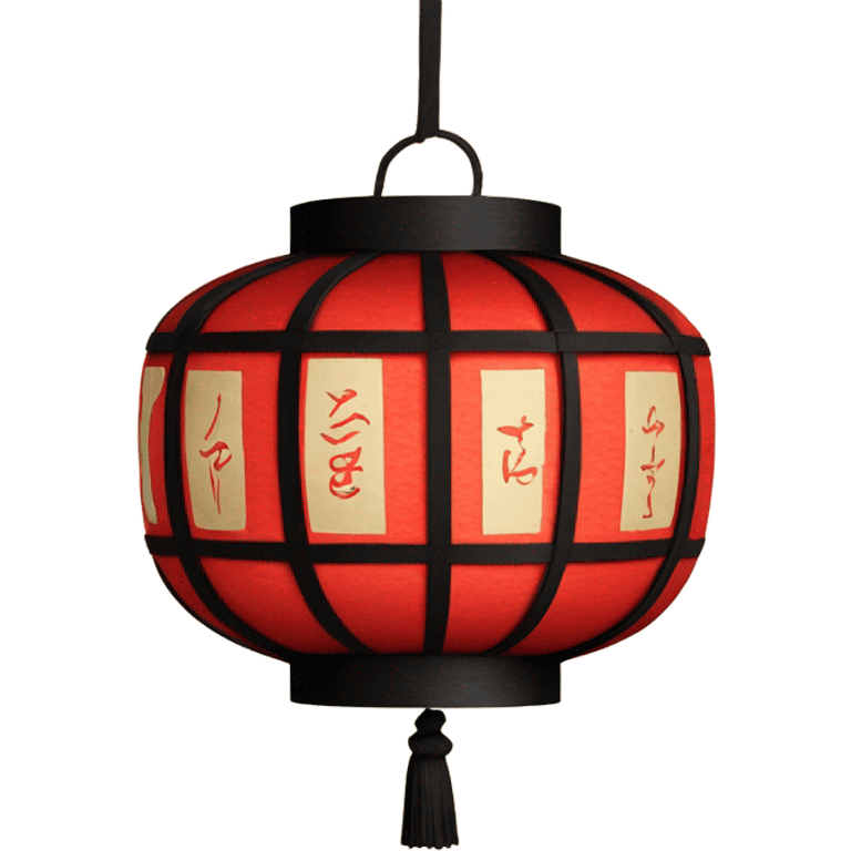 Japanese red lantern  emoji