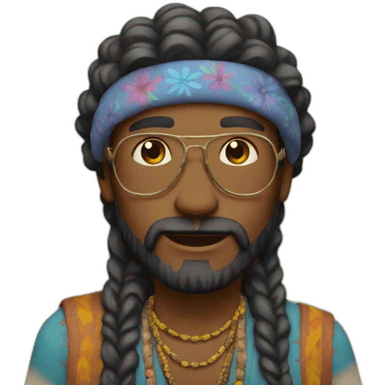 Hippie emoji