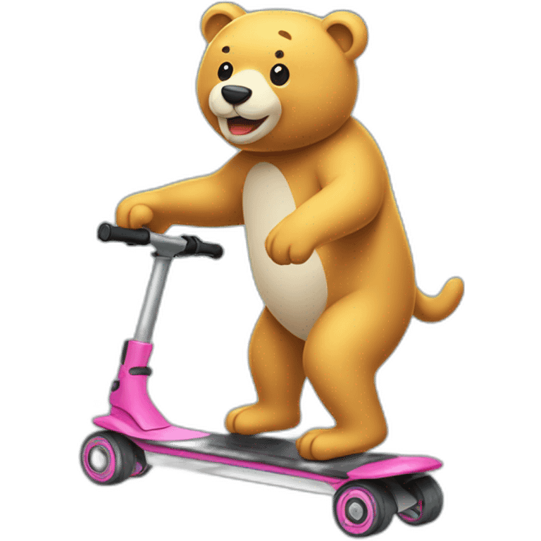 patinete electrico oso emoji