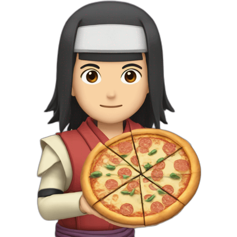 Hashirama Senju with pizza emoji