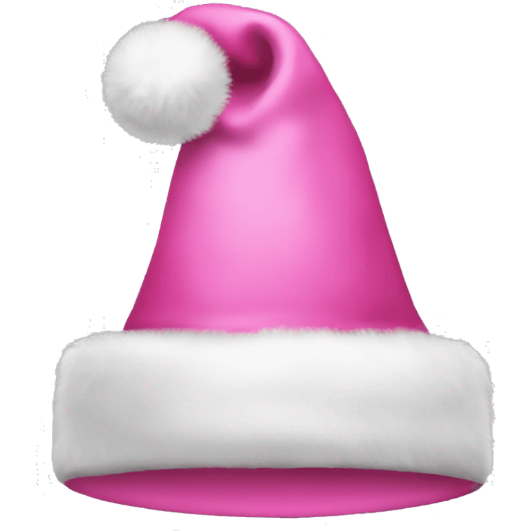 pink christmas hat emoji