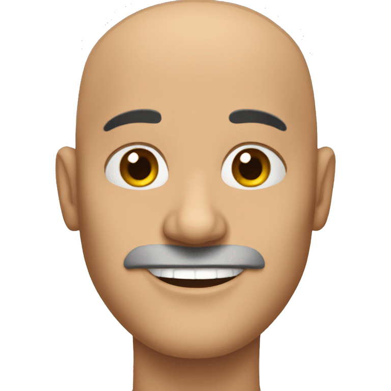 bald man emoji