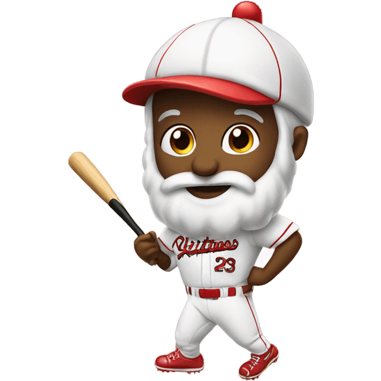 Merry Christmas Baseball themed emoji