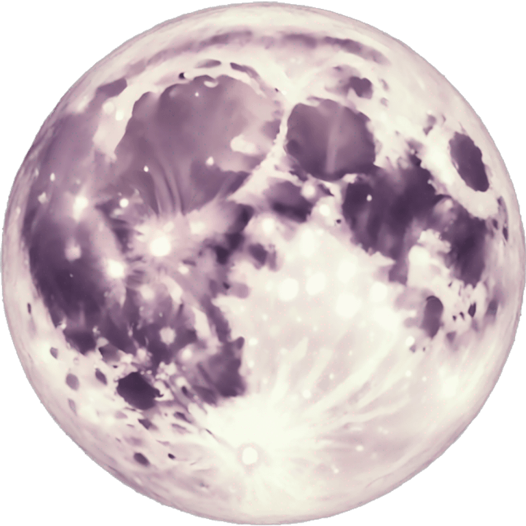 Pastel moon  emoji