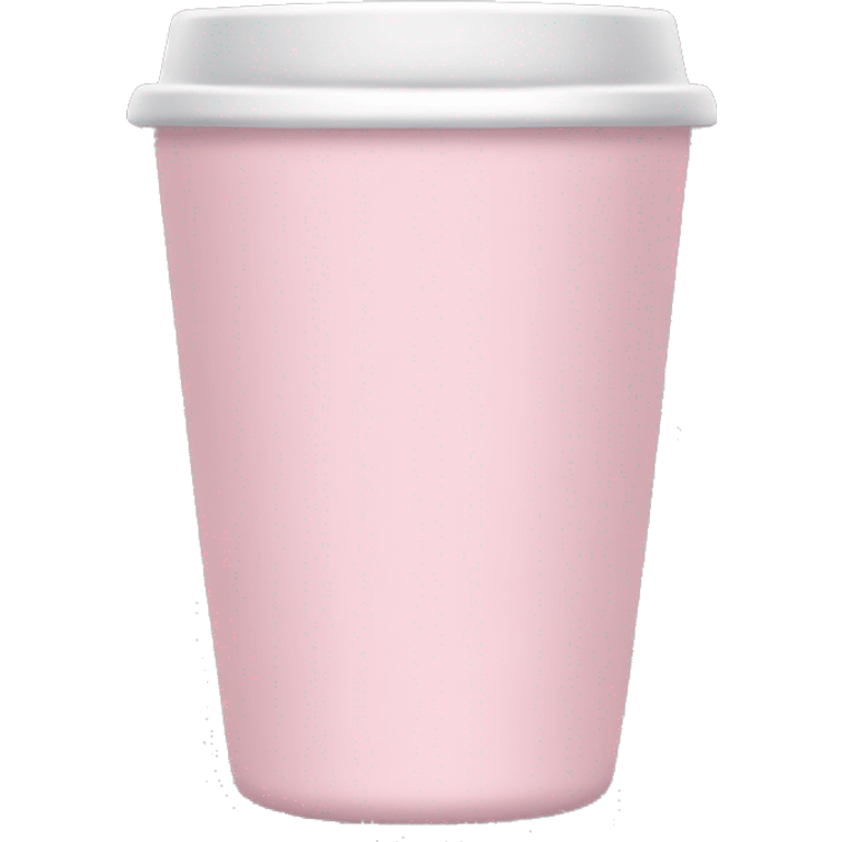 Light pink tumbler without face emoji