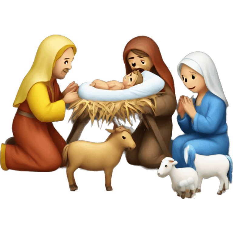 nativity scene Ukraine emoji