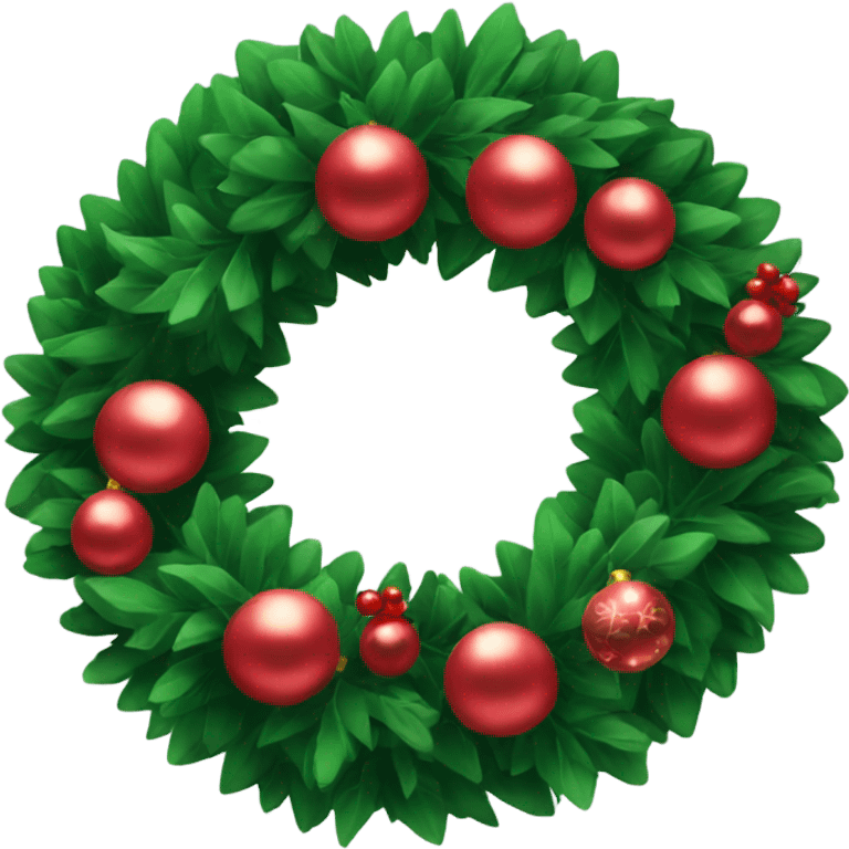 Christmas wreath  emoji