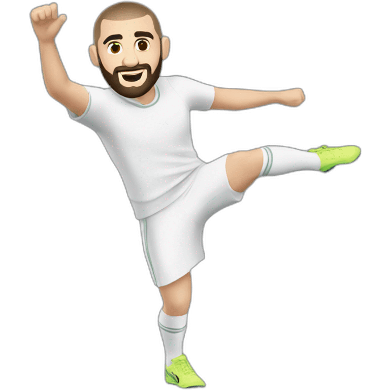 Karim Benzema qui danse emoji