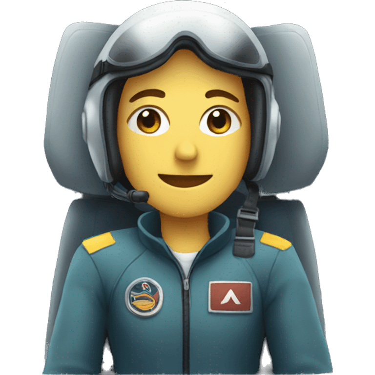 person in cockpit emoji