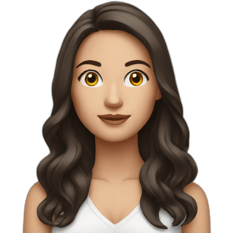 pretty-brunette-woman emoji