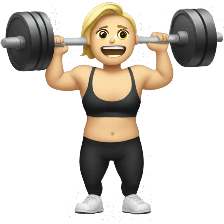 Weight training  emoji