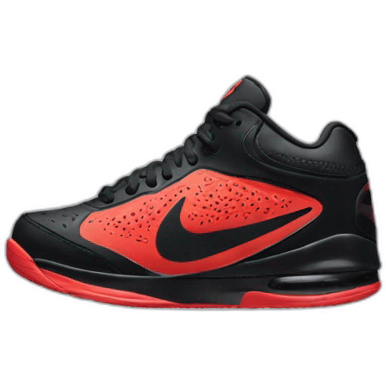 Nike plus black and red emoji