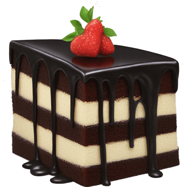 gothic slice of cake emoji