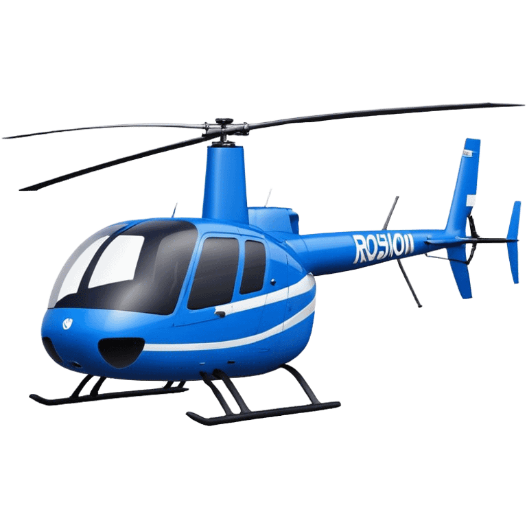 Robinson R44 - Robinson Helicopter Company (Model Year: 2021) (Iconic colour: Blue) emoji