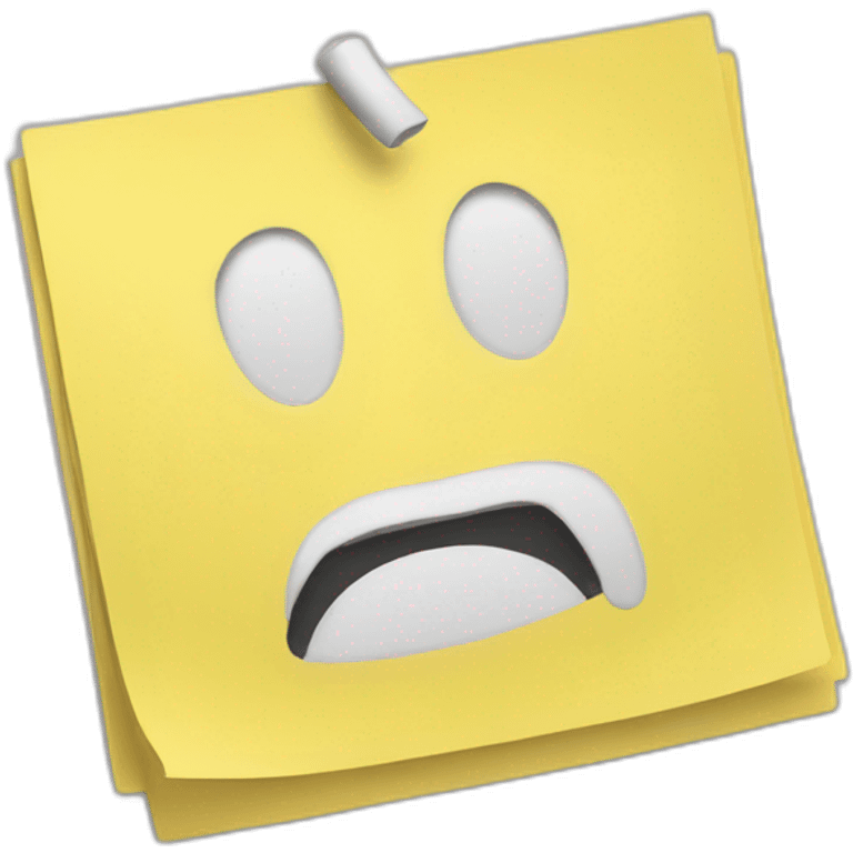 sticky-note emoji