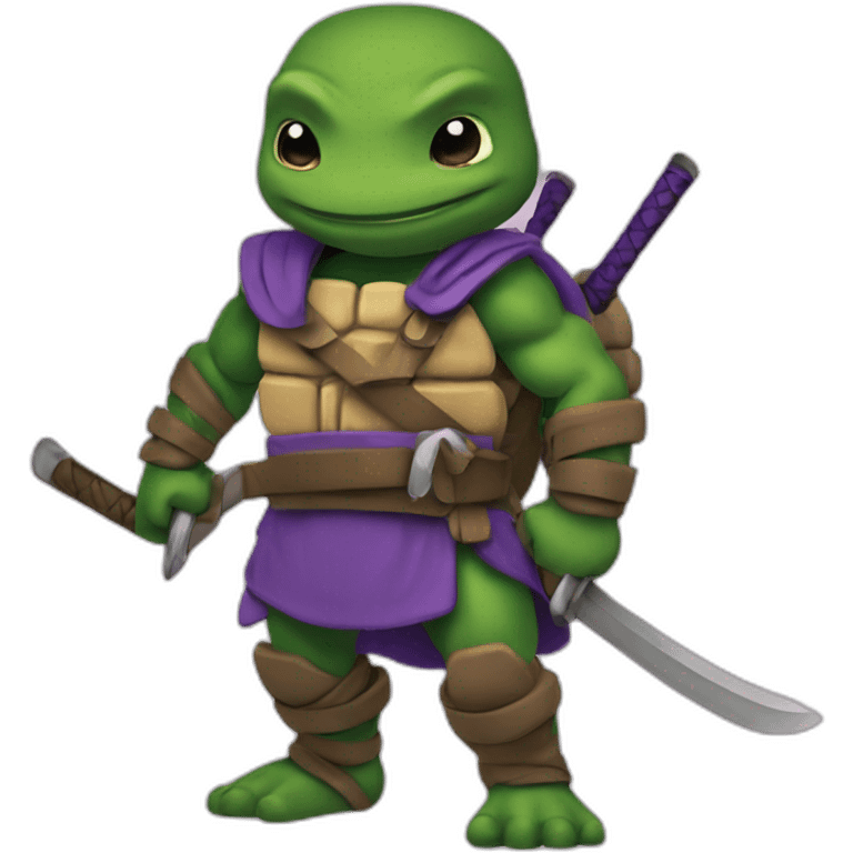 Tortule ninja Donatello emoji