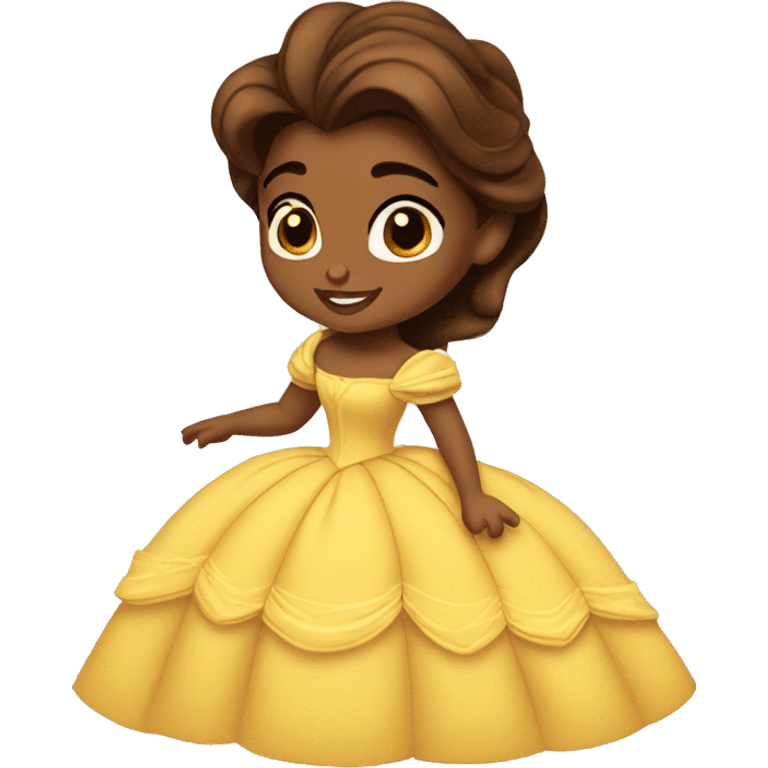 beauty and the beast belle emoji