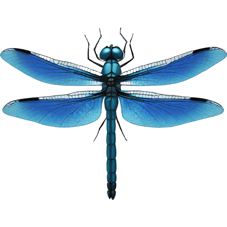 Blue dragonfly  emoji