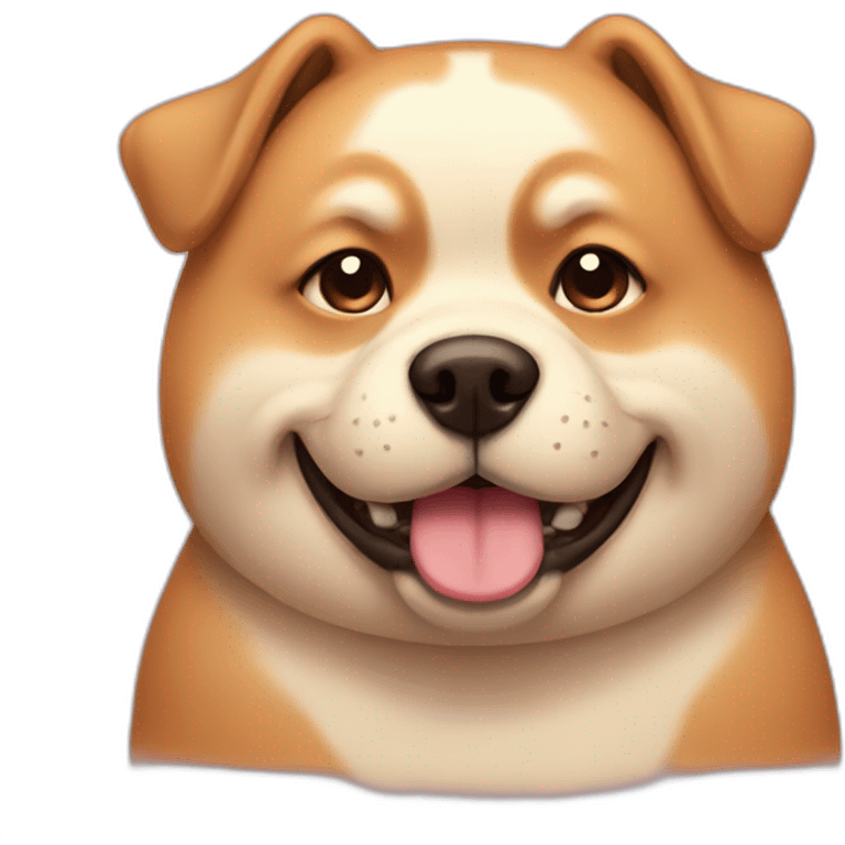 Dog fat emoji