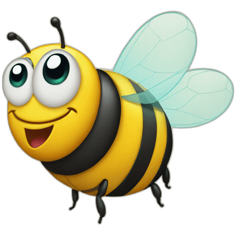 happy bee emoji