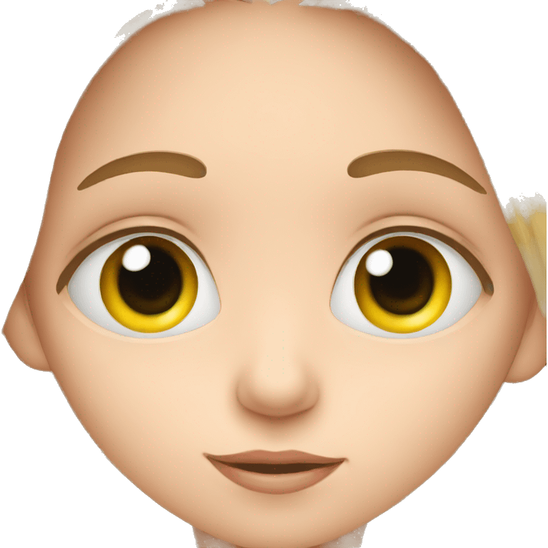  child doing eye exercises emoji