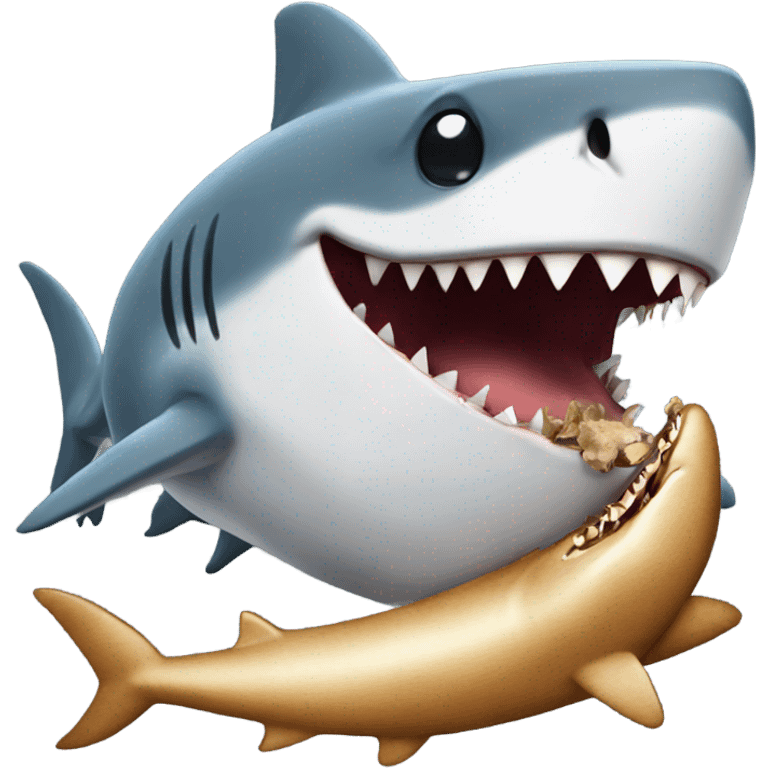 shark eating chipmunk  emoji