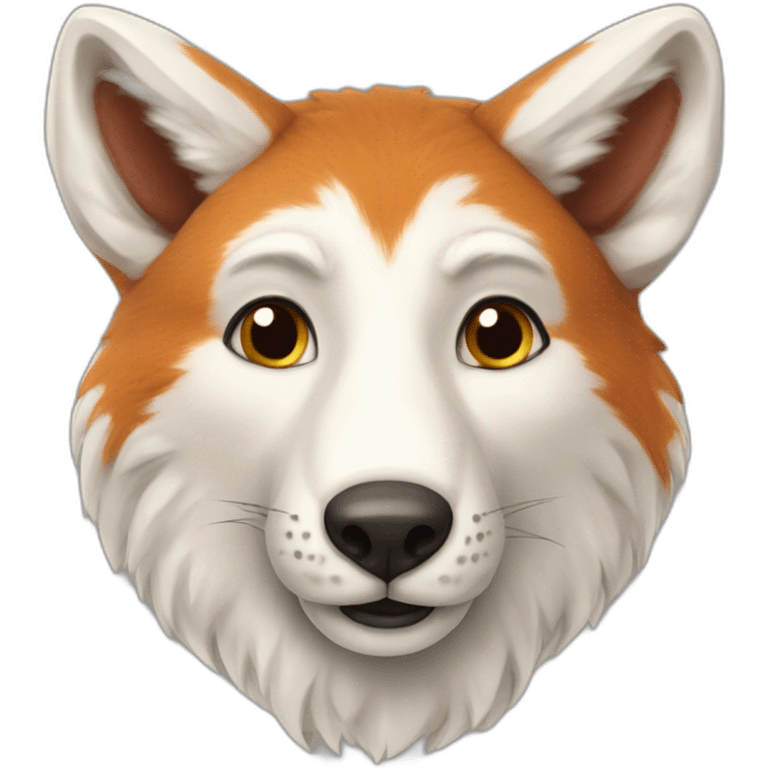 Renard avec une chèvre emoji