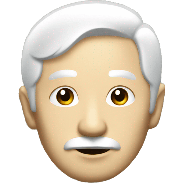 old money man with white look with black hair asian  emoji