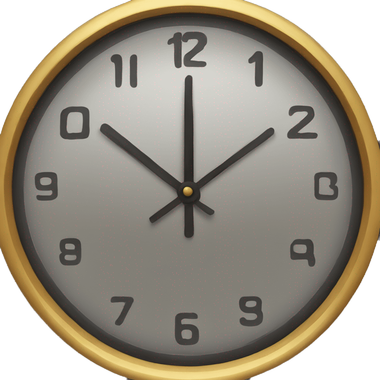 Clock thath emoji