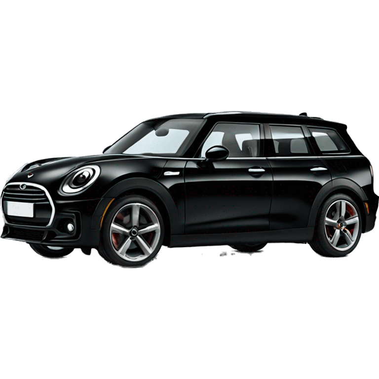 Face of black mini clubman emoji