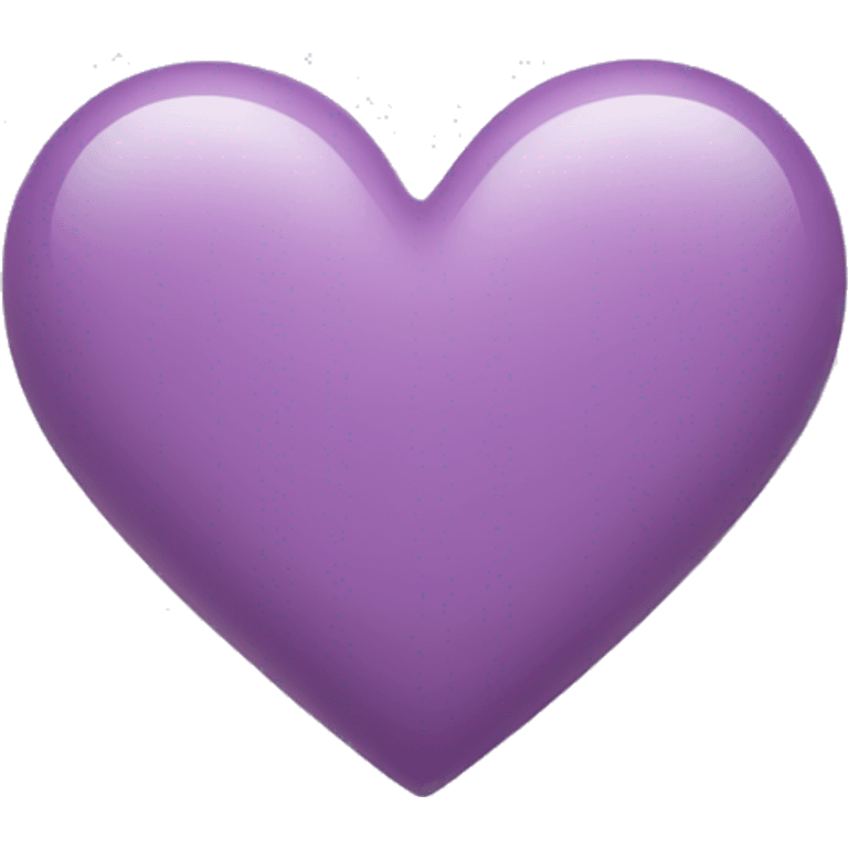 Heart in light purple emoji