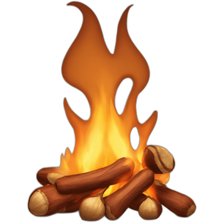 chestnut bonfire emoji