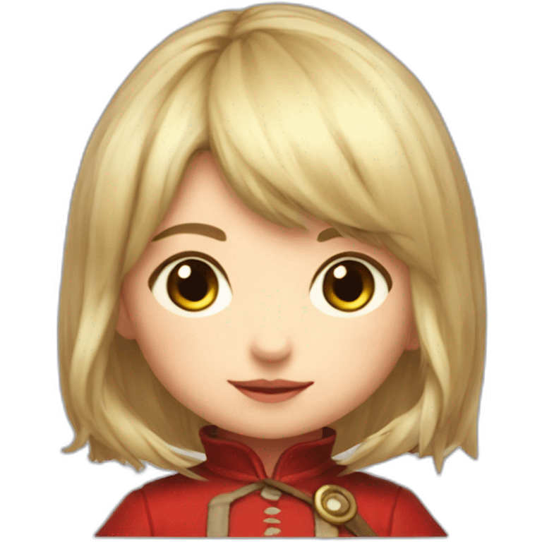 red-hired lalafell girl emoji