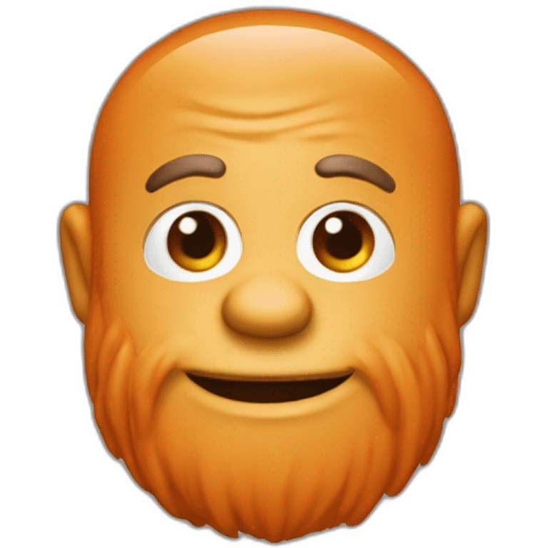 Jean Marc le singe orange emoji