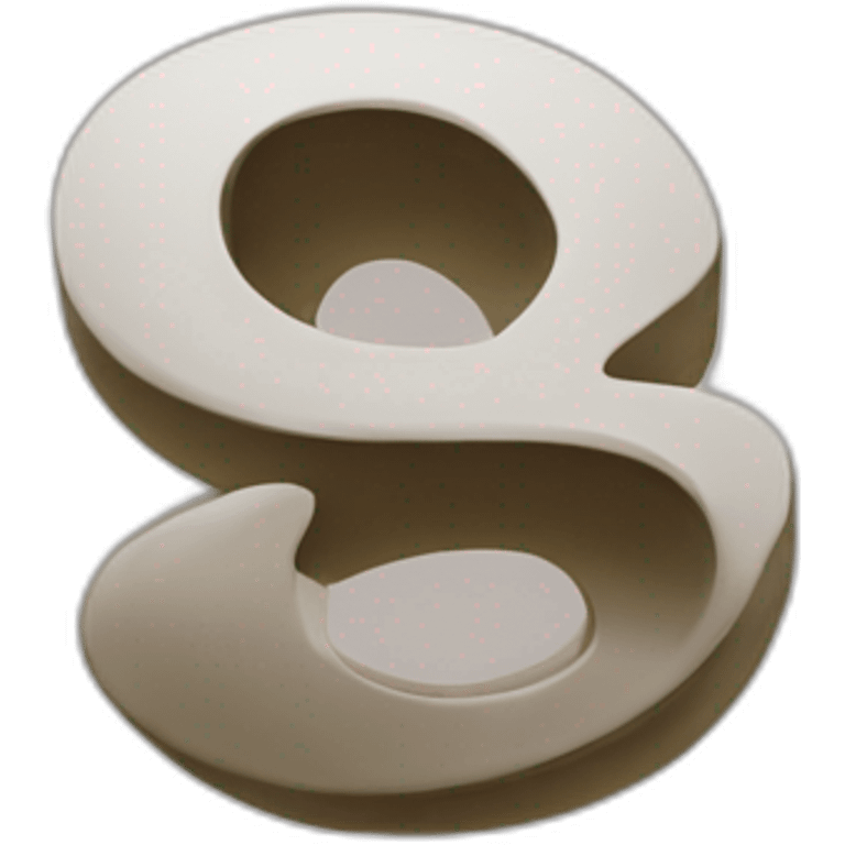 the letter s with a curl like in the @ symbol emoji