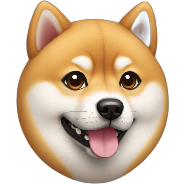 round Shiba Inu emoji