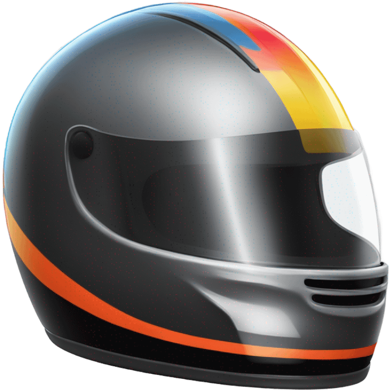 racecar helmet emoji