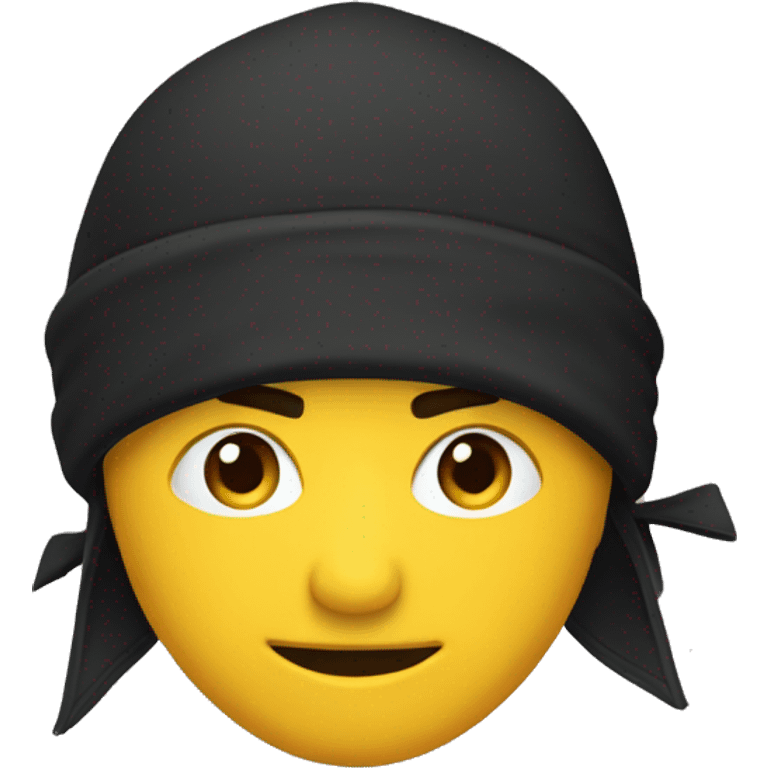 Ninja con gorra emoji